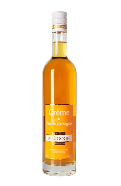 CREME DE PECHE DE VIGNE LA CIGOGNE 50CL