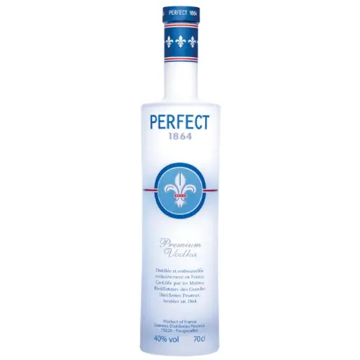 [P077] VODKA PERFECT 1864 70CL SANS COFFRET